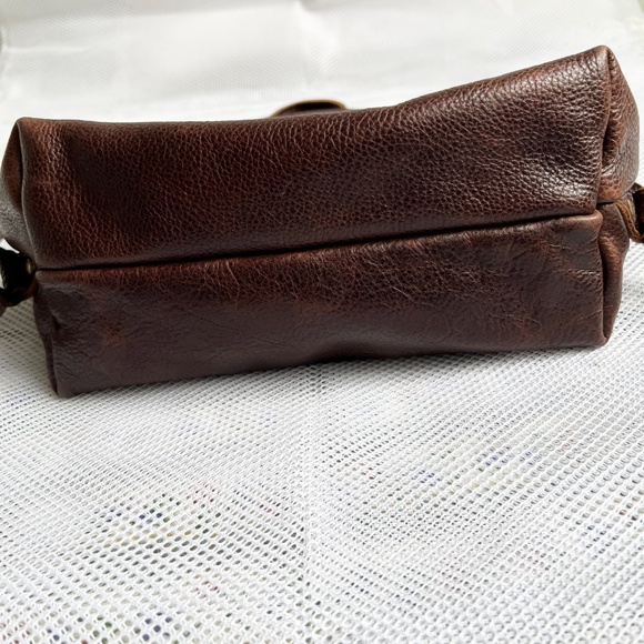 Portland Leather Goods PLG Backpack Rugged Handmade Front Pocket Reddish Brown - Picture 6 of 12